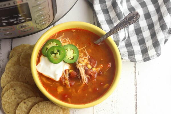 The Best Instant Pot Chicken Tortilla Soup Recipe The Best Instant Pot Chicken Tortilla Soup Recipe