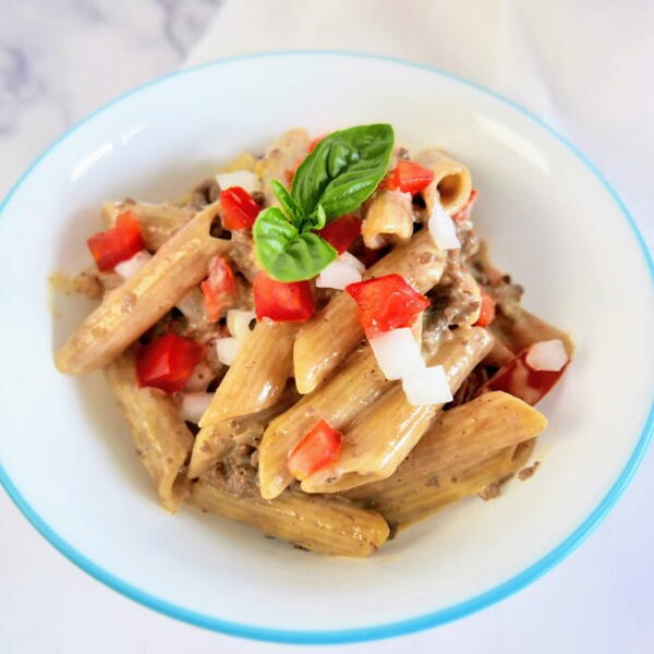 Creamy Beef Pasta Skillet Creamy Beef Pasta Skillet