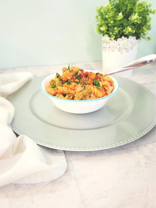 Tuscan Chicken Pasta Dinner Tuscan Chicken Pasta Dinner