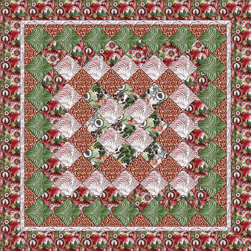 Medallion Christmas Quilt Pattern Medallion Christmas Quilt Pattern