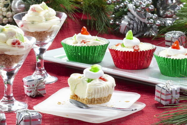 Mini White Chocolate Mousse Cups