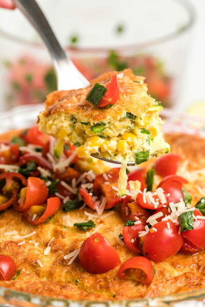 Zucchini And Corn Souffle Zucchini And Corn Souffle