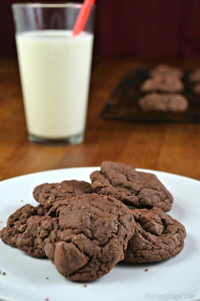 Double Chocolate Chunk Cookies Double Chocolate Chunk Cookies