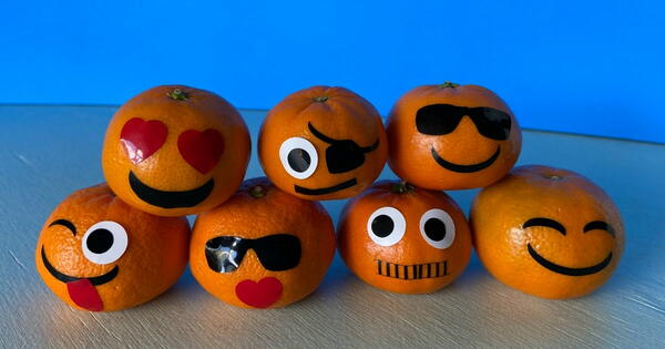 Diy Emoji Oranges Diy Emoji Oranges