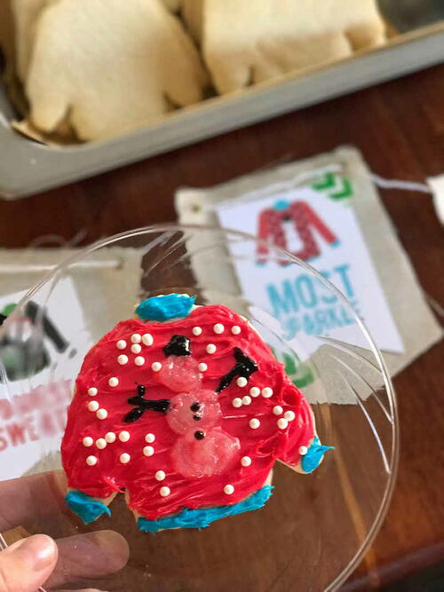Ugly Christmas Sweater Party Cookies Ugly Christmas Sweater Party Cookies
