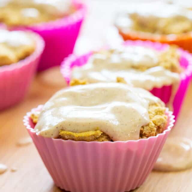 Gluten Free Pumpkin Spice Muffins Recipe With Yogurt Icing Gluten Free Pumpkin Spice Muffins Recipe With Yogurt Icing