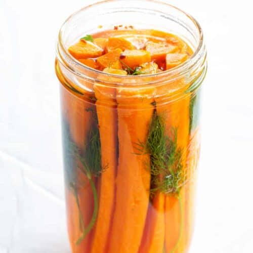 Super Easy Quick Pickled Carrots Recipe Super Easy Quick Pickled Carrots Recipe