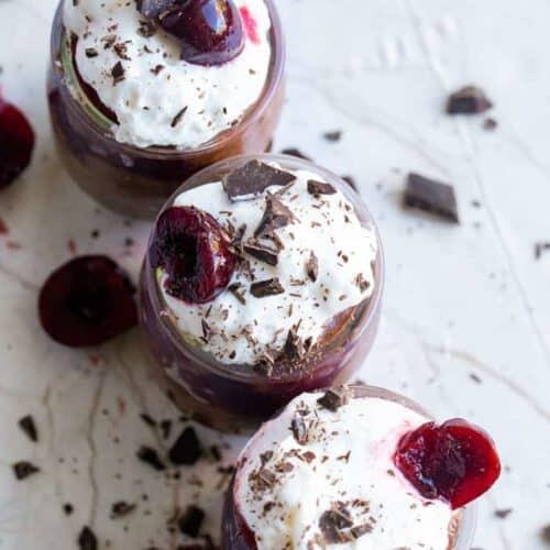 Black Forest Chia Seed Protein Pudding