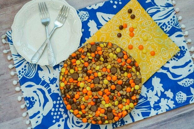 No Bake Reeses Pieces Pie No Bake Reese’s Pieces Pie