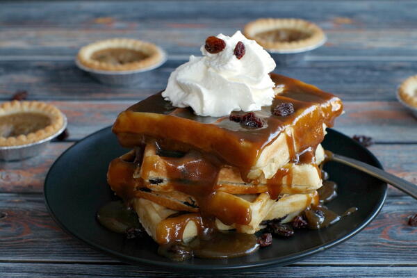 Butter Tart Waffles Butter Tart Waffles