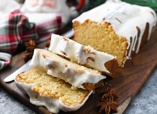 Glazed Eggnog Bread Glazed Eggnog Bread