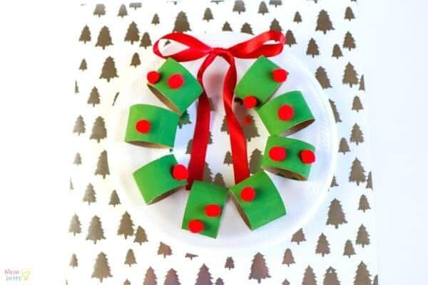 Cardboard Tube Wreath Craft Cardboard Tube Wreath Craft