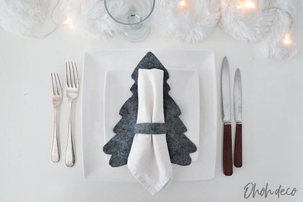 Easy Christmas Napkin Ring Easy Christmas Napkin Ring