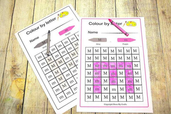 Reveal The Letter Colour Pages Reveal The Letter Colour Pages