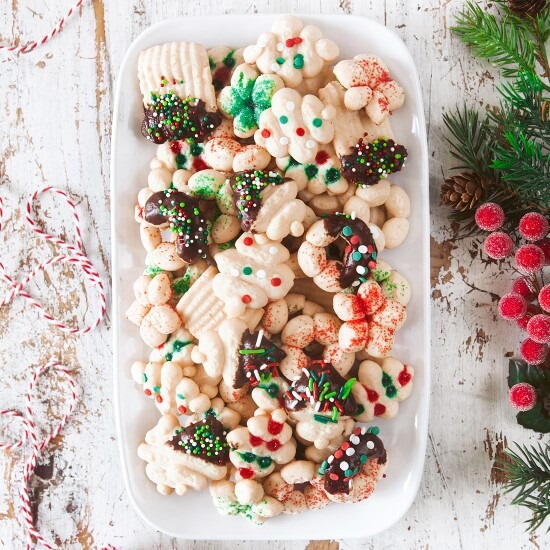 Cream Cheese Spritz Cookies Cream Cheese Spritz Cookies