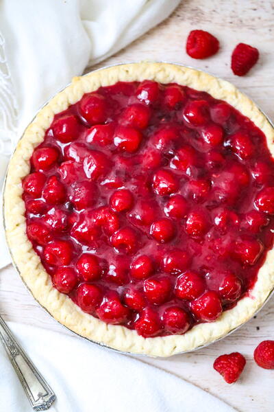 Delectable Raspberry Custard Pie Delectable Raspberry Custard Pie