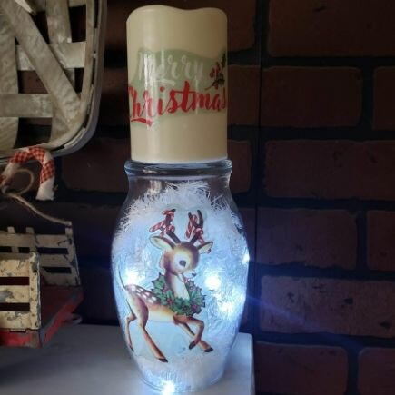 Light-up Reindeer Christmas Vase Light-up Reindeer Christmas Vase