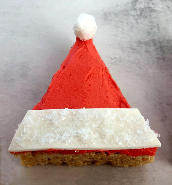 Santa Hat Rice Krispie Treats Santa Hat Rice Krispie Treats
