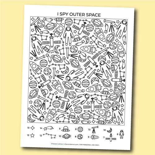 I Spy Outer Space I Spy Outer Space