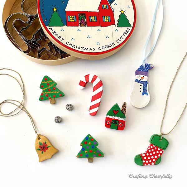 Diy Holiday Jewelry With Air Dry Clay Diy Holiday Jewelry With Air Dry Clay