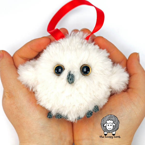 Baby Owl Crochet Tree Ornament Baby Owl Crochet Tree Ornament