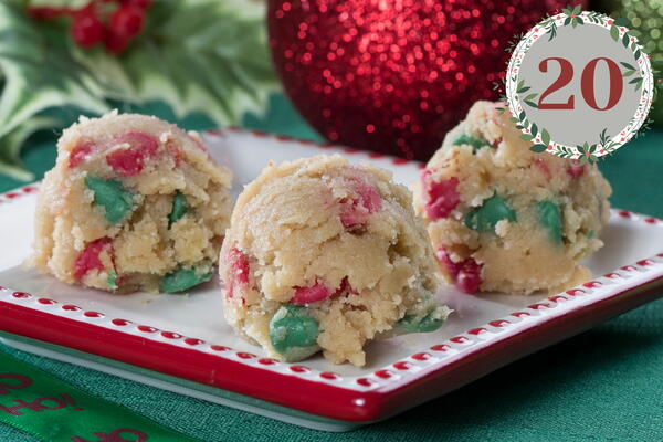 Christmas Cookie Dough Balls Christmas Cookie Dough Balls