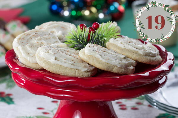 Iced Eggnog Cookies Iced Eggnog Cookies