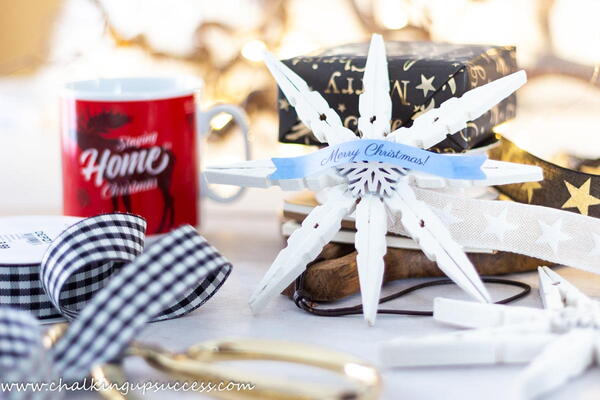 How To Make Clothespin Snowflakes For Christmas How To Make Clothespin Snowflakes For Christmas