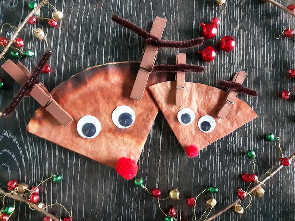 Coffee Filter Reindeer Christmas Craft Coffee Filter Reindeer Christmas Craft