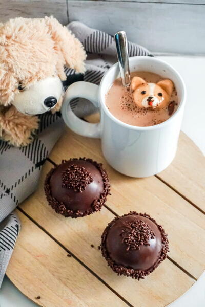 Hot Chocolate Bombs With Marshmallows Recipe Hot Chocolate Bombs With Marshmallows Recipe