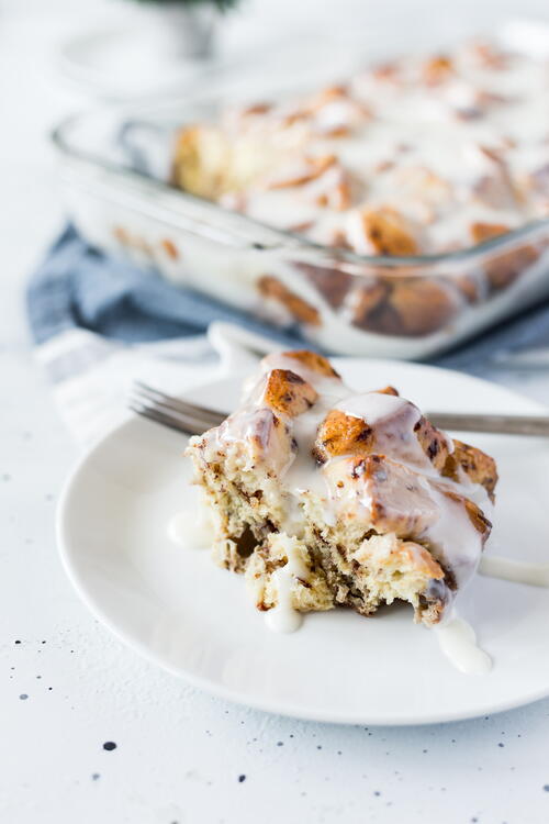 Cinnamon Roll French Toast Casserole Cinnamon Roll French Toast Casserole