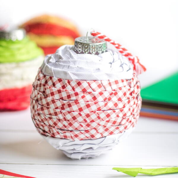 Twisted Paper Ornaments Twisted Paper Ornaments