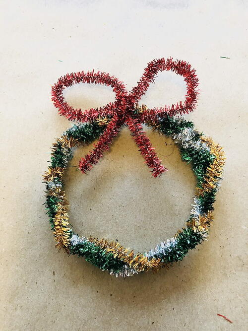 Diy Wreath Ornament Craft Diy Wreath Ornament Craft