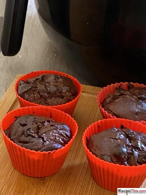 Air Fryer Chocolate Muffins Air Fryer Chocolate Muffins
