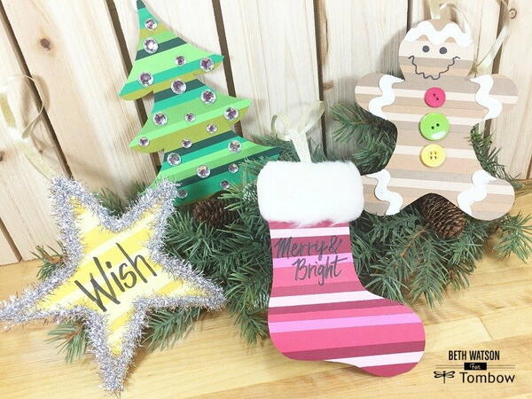Scrap Paper Christmas Ornaments Scrap Paper Christmas Ornaments