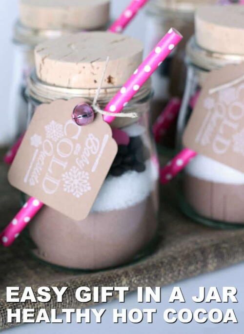 Healthy Hot Chocolate Gift In A Jar Healthy Hot Chocolate Gift In A Jar
