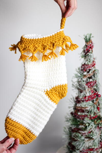 Luxe Boho Christmas Stocking Luxe Boho Christmas Stocking