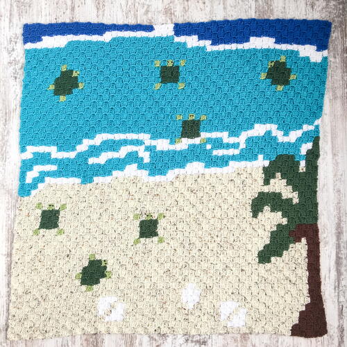 Sea Turtle C2c Throw Sea Turtle C2c Throw