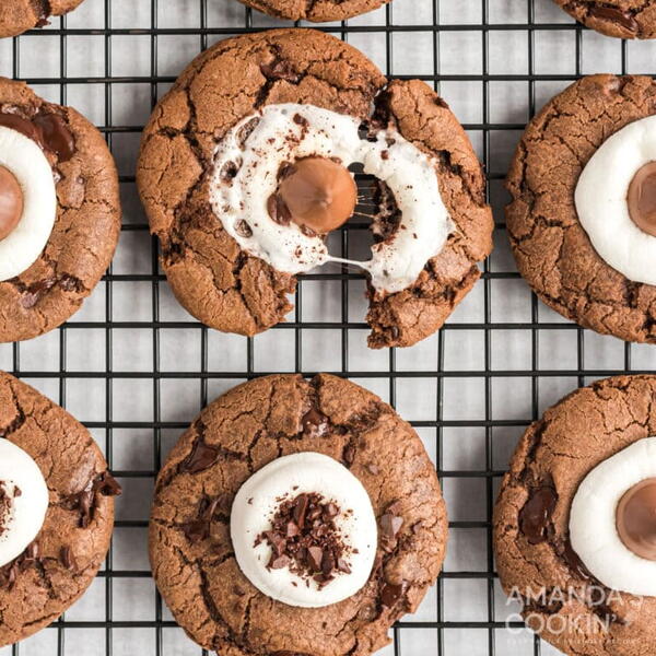 Hot Cocoa Cookies Hot Cocoa Cookies