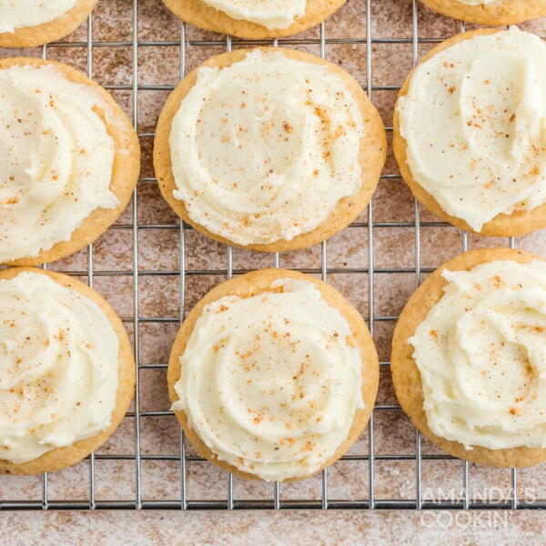 Eggnog Cookies Eggnog Cookies