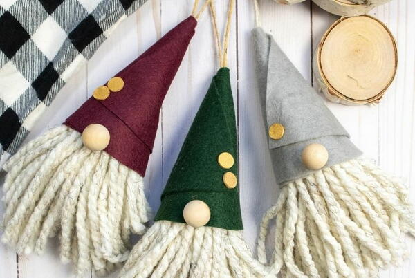 Diy Gnome Christmas Ornaments