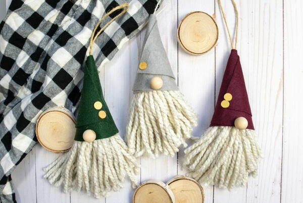 Diy Gnome Christmas Ornament Diy Gnome Christmas Ornament