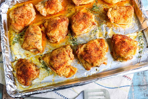 Yummy And Easy Baked Chicken Thighs Yummy And Easy Baked Chicken Thighs