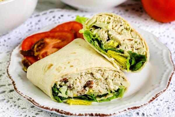 The Easiest Chicken Salad Wraps with Gluten Free Option The Easiest Chicken Salad Wraps (with Gluten Free Option!)