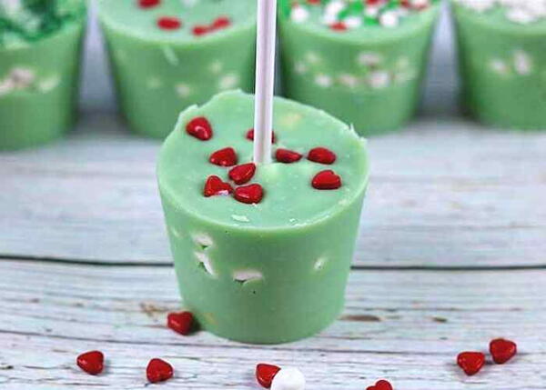 Grinch Hot Chocolate Sticks Grinch Hot Chocolate Sticks