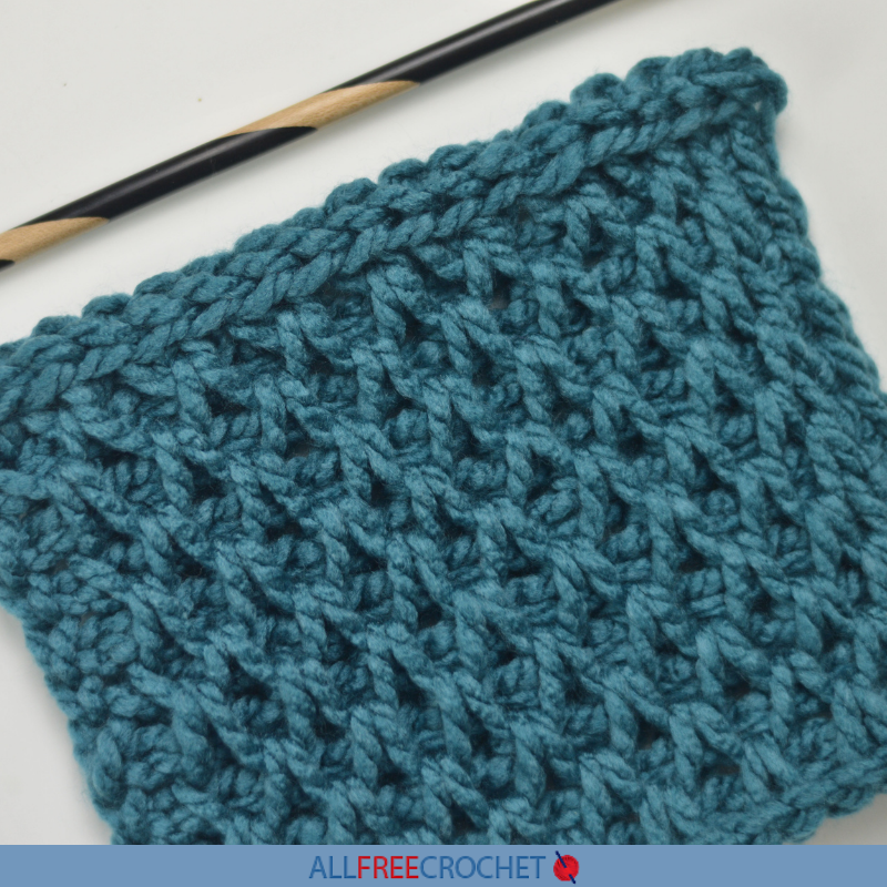 Tunisian Crochet Smock Stitch (Full Tutorial)