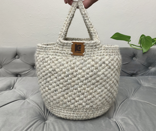 Crochet Basket Bag Crochet Basket Bag