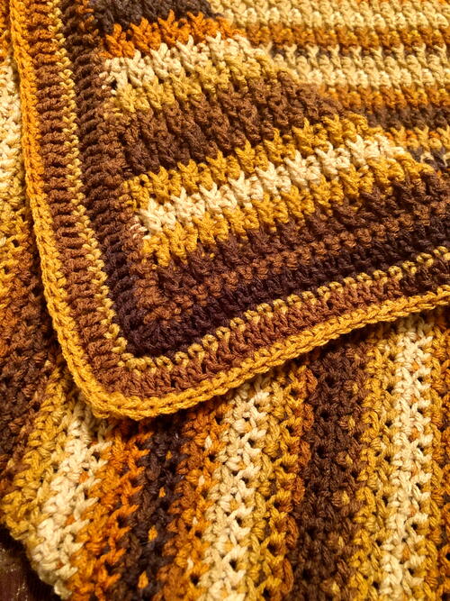 Latte Delight Crochet Blanket Latte Delight Crochet Blanket
