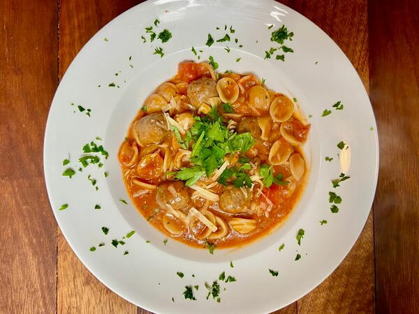 One-pot Sausage Meatballs With Pasta One-pot Sausage Meatballs With Pasta