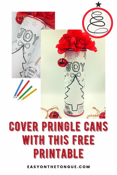 Pringle Can Free Coloring Printable Pringle Can Free Coloring Printable